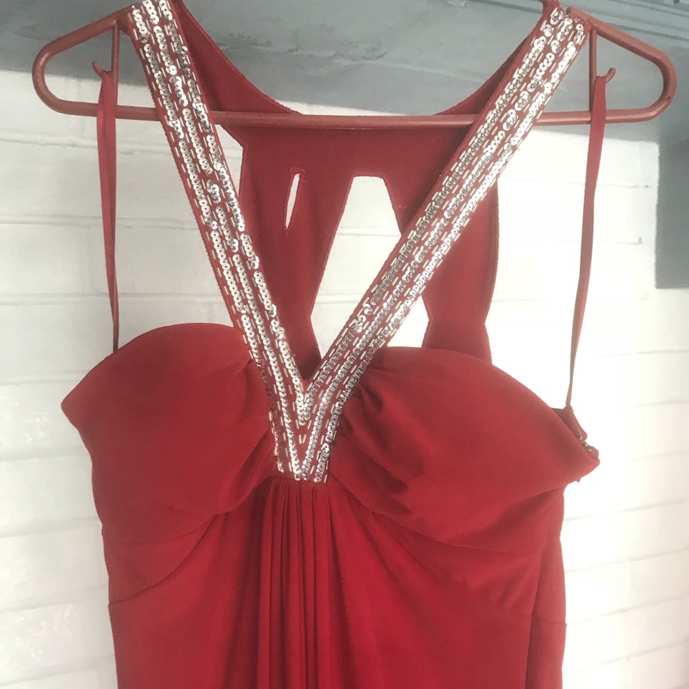 Prom dress! Deep back so stunning!